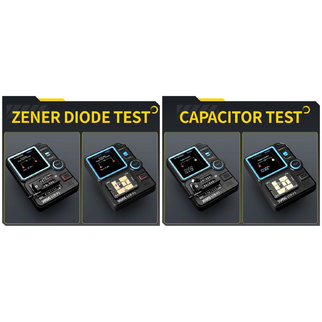 FNIRSI LCR-P1 Transistor Tester,Transistor Capacitor Tester,SMD Electronic Component Tester,Diode Triode Zener Diode Resistance