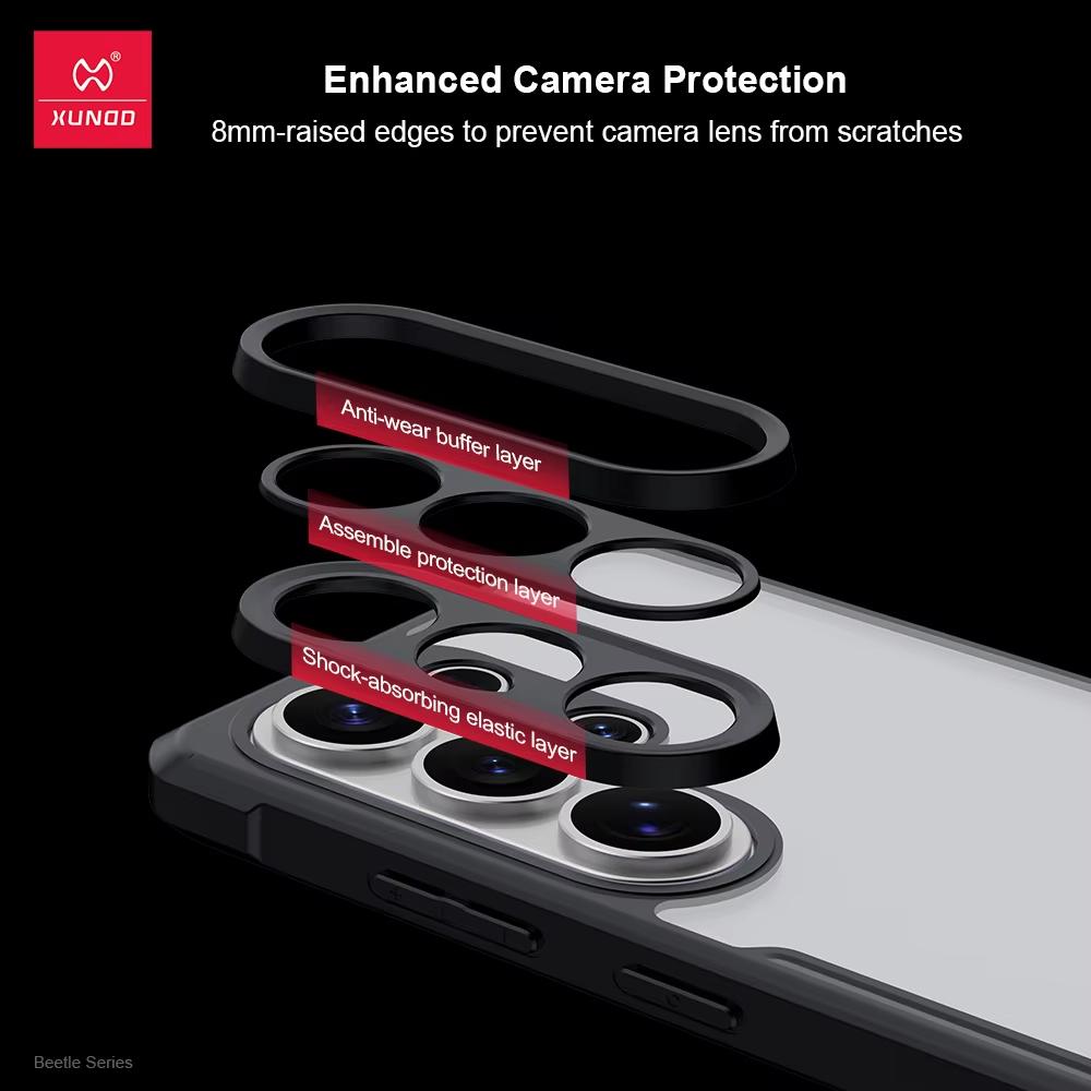 For Samsung Galaxy S26 Ultra S26 Plus S26+ Case XUNDD Casing Transparent Back Cover Airbag Shockproof Bumper Protective Cases