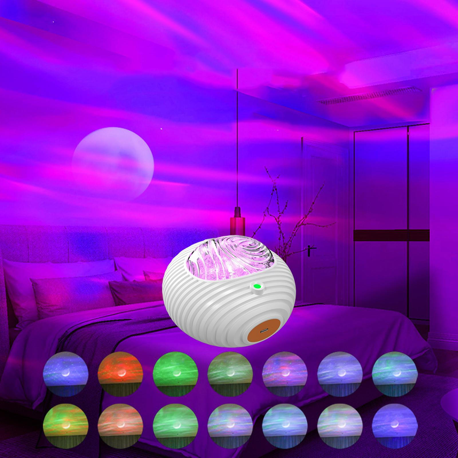 

Light Romantic Music Speaker Projection Lamp Galaxy for Festivals Decorations Couple Bedroom Plug In