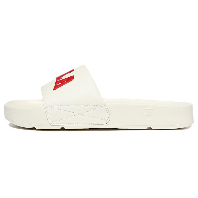 FILA Uni Drifter Slide Slippers Unisex Ecru/Red 1SM01578D_121 220