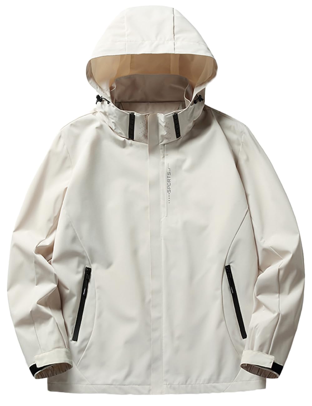 

Куртка Outdoor Cold Windproof For White 3XL [Butrends], чоловіча куртка, джемпер, вітрозахисна, захисна, дихаюча, мотоциклетна, бігова, білий