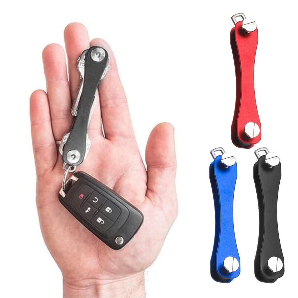 Bärbar nyckelorganisatör för enkel förvaring av flera nycklar, förhindrar repor och håller dem prydliga och prydliga