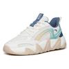 Fashion Collection Lightweight Low Top Skateboard Shoes Men's Blue White 112228051-4