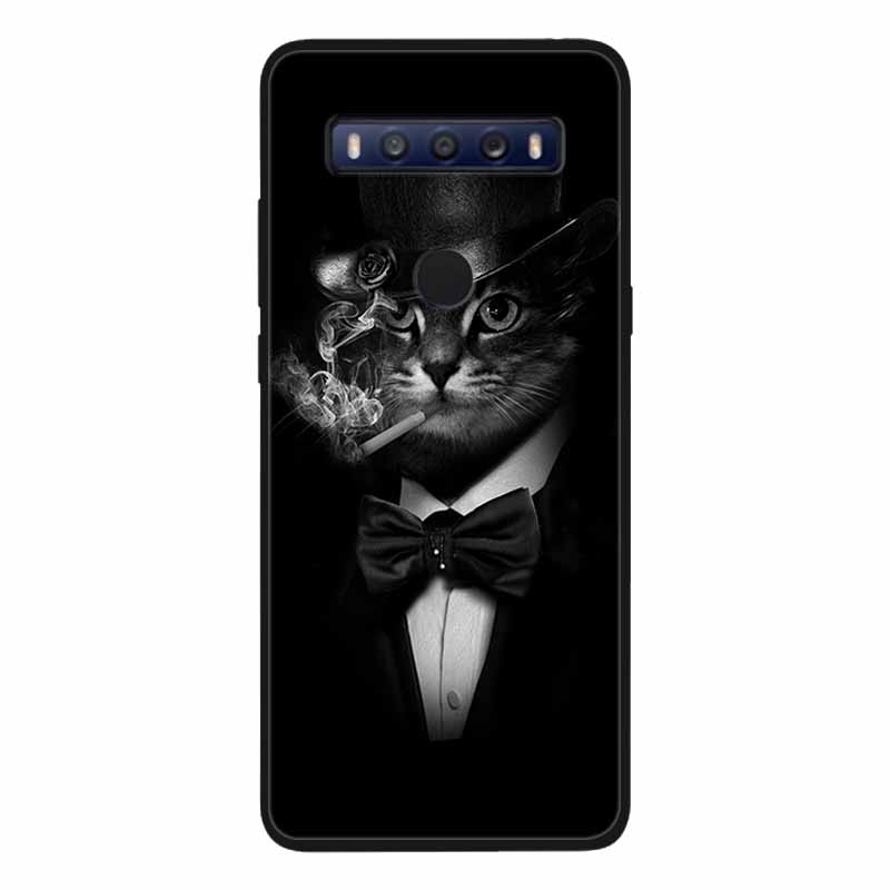Para TCL 10 SE Funda Suave de Silicona Fresca y Moderna Para TCL 10SE T766U T766H Tapa Trasera TCL10SE TPU Protectora para Teléfono Fundas