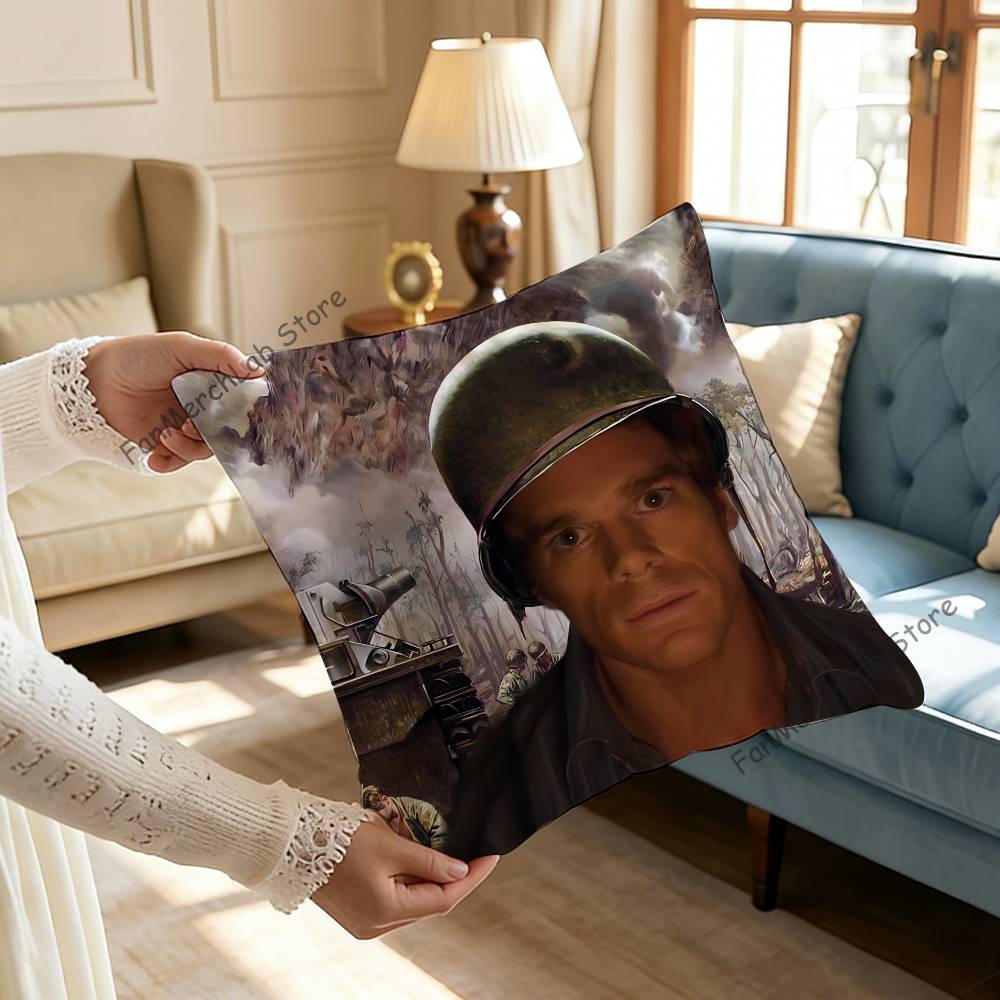 DDexter Morgan Pillowcase Pillowslip Cushion Plush Boys Girls Cartoon Anime Kawaii Decoration Kids Birthday Cute Gifts