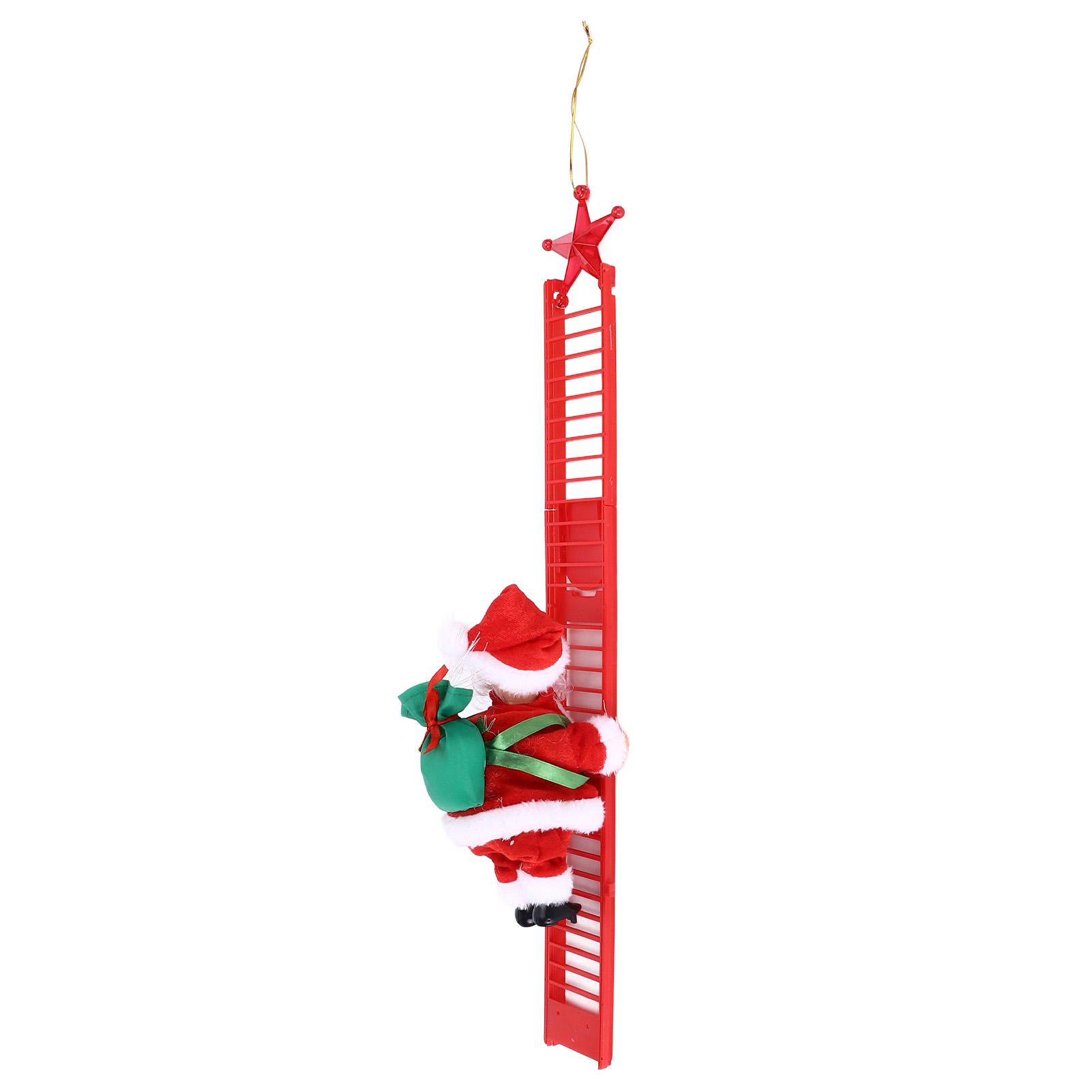 

Electric Climbing Ladder Decoration Christmas Tree Hanging Pendant Festival Ornament for Party