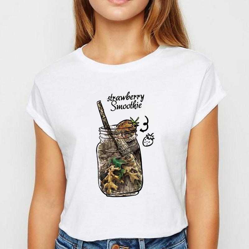 

Orange Smoothie Letter Korean Style Summer Casual Women T Shirt Print Round Neck Short-Sleeve Harajuku Tees White Tops Female XXXL білий