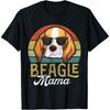 Retro Beagle Mama Shirt Women, Mothers Day Dog Mom T-Shirt