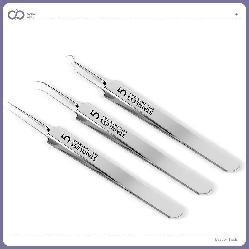 4-11 Stück eingewachsene Haare Pinzetten Akne Mitesser Entfernung Nadeln Schwarze Punkte Reiniger Porenreiniger Tiefenreinigung Gesichtshautpflege Werkzeuge