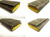 Authentic FENDI Zucca Brown Coating Canvas Yellow Leather 6pics Key Chain #a583  Refurbished