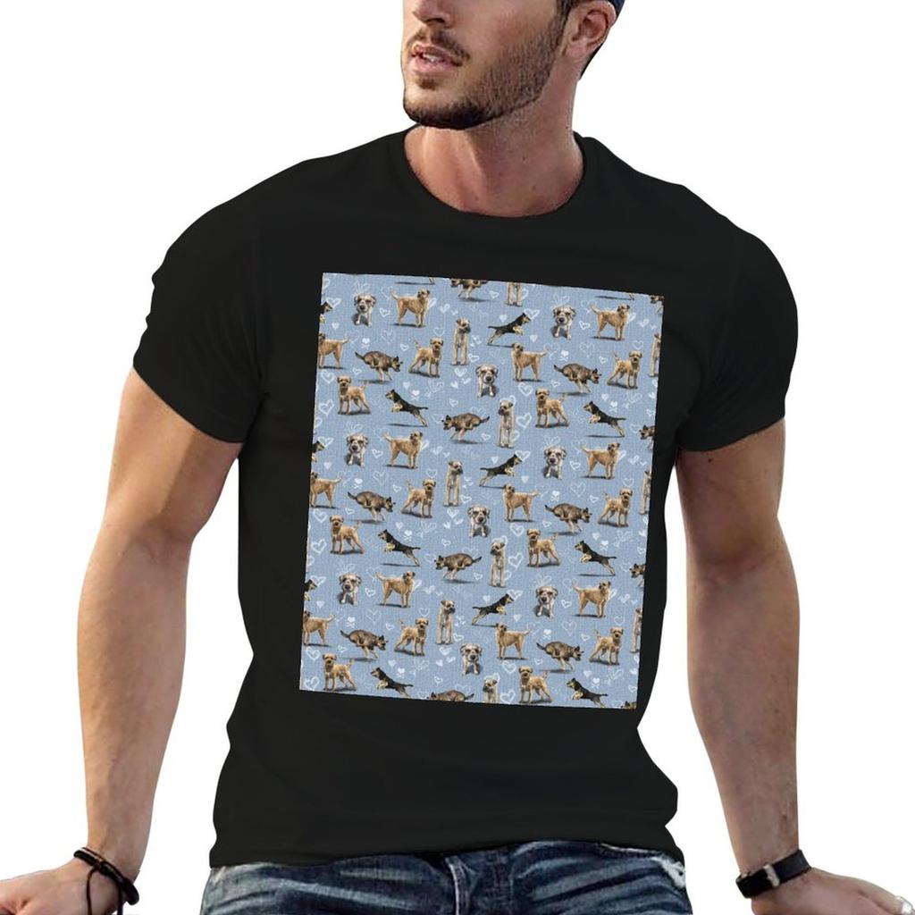 Das Border Terrier T-Shirt Anti-Schweiß Trainings-Top