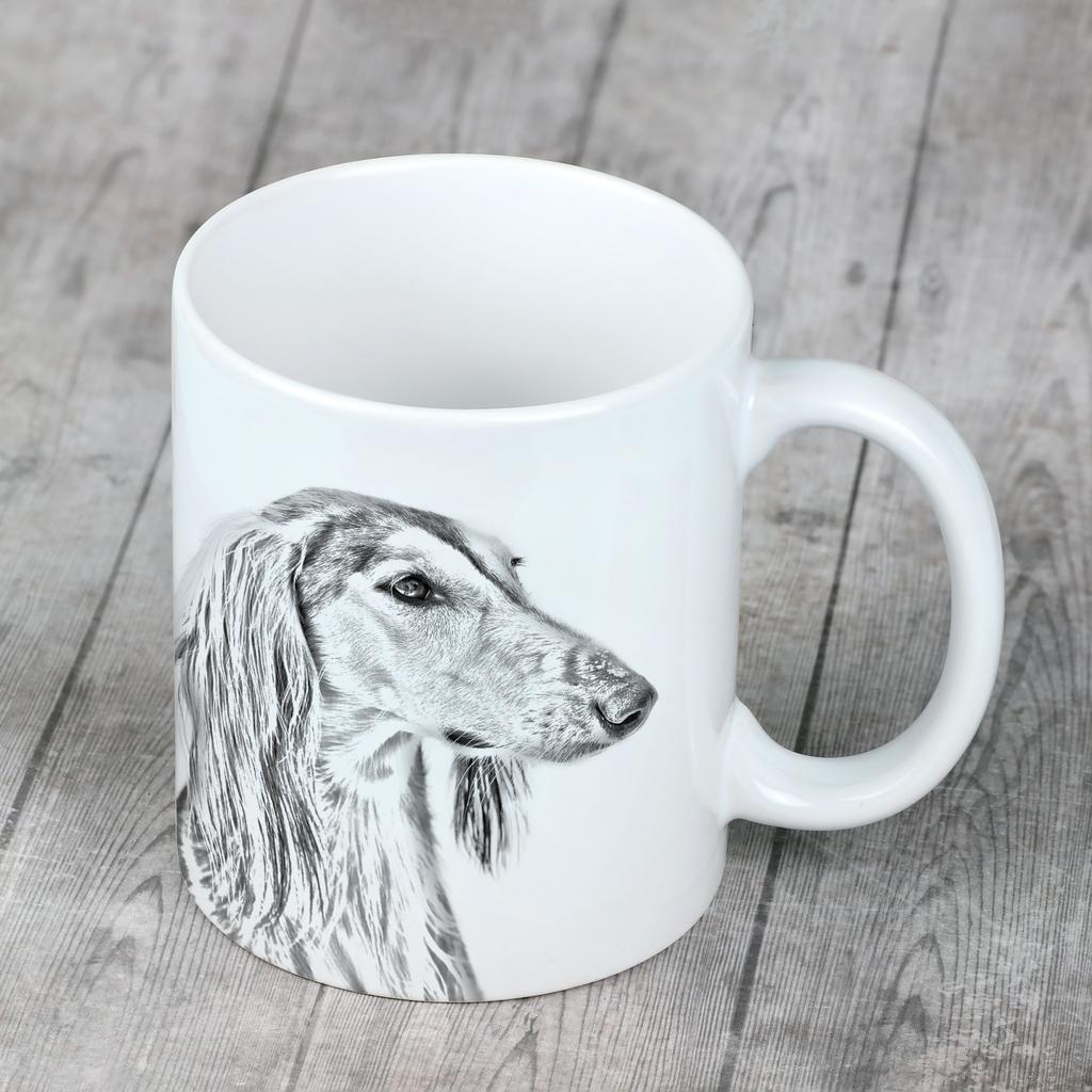 Saluki, Persian Greyhound, Arabian Hound, Gazelle Hound I - Cup with a Dog, Cute Cup with Graphics, a Gift with Your Photo from the Art-Dog Brand