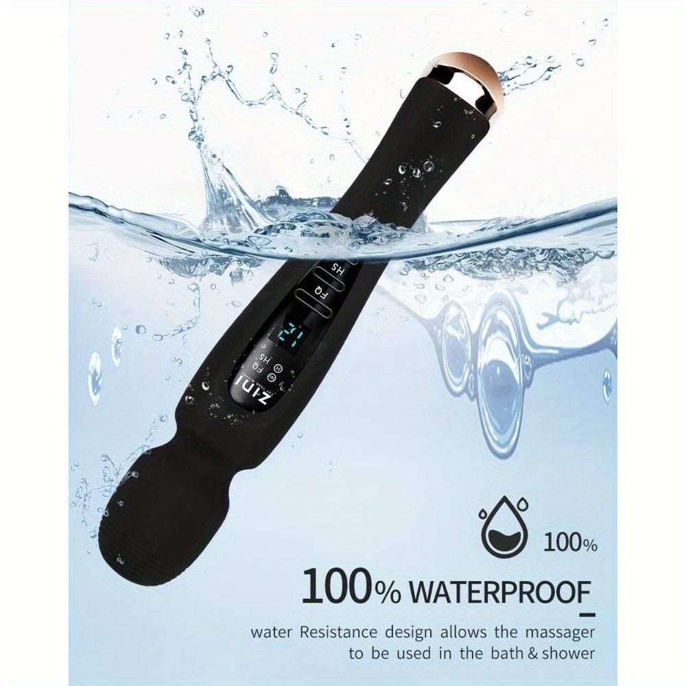 12 Patterns Rechargeable Vibrator Quiet Powerful Massager Digital Display Wand Massager Dildo for Women Couples Adults Pleasure Toys Sex Toys