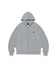 Wooalong (Fleece)Signature Hood Zip-Up - Gray