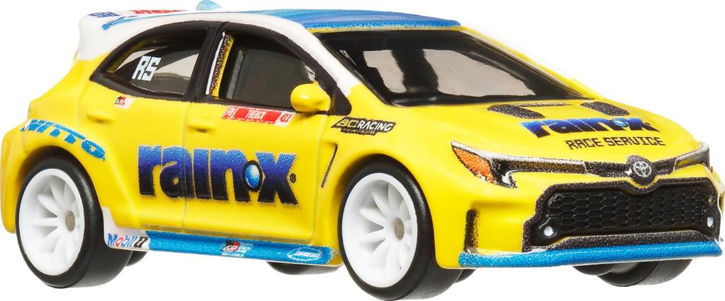Hot Wheels Car Culture Slide Street 2023 Toyota GR Corolla Vehicle Toy Diecast Model Car for Ages 3 and Up, Yellow, HKC82