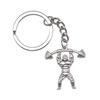 Metal Fittings Yoga Keychain Sport Theme Key Ring Souvenir 28mm