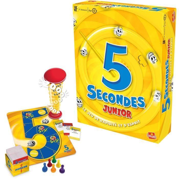 5 Secondes junior - Jeu d'ambiance et de rapidité - GOLIATH - Dès 6 ans