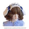 Teens Girl Cosplay Lace Hairband Gothic Rabbit Ear Headband Subculture Headpiece