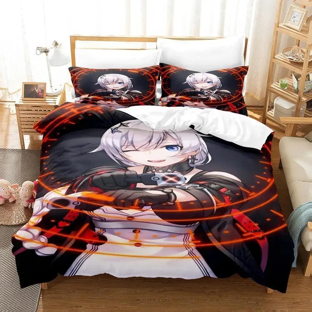 Honkai Impact 3 Bedding Set Single Twin Full Queen King Size Bed Set Aldult Kid Bedroom Duvet Cover Sets 3D Print Kawaii Anime