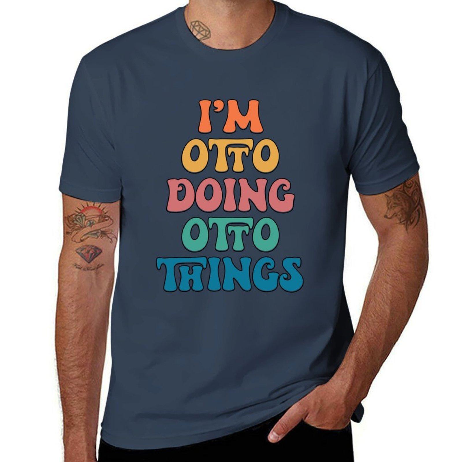 Otto Funny Retro First Name TShirt t shirt custom print anime tshirt TShirt S