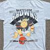 1994 Cleveland Browns Fred Flintstone Big Print Cartoon Ash Unisex Shirt KH13611 Unisex T-Shirt Graphic Tee