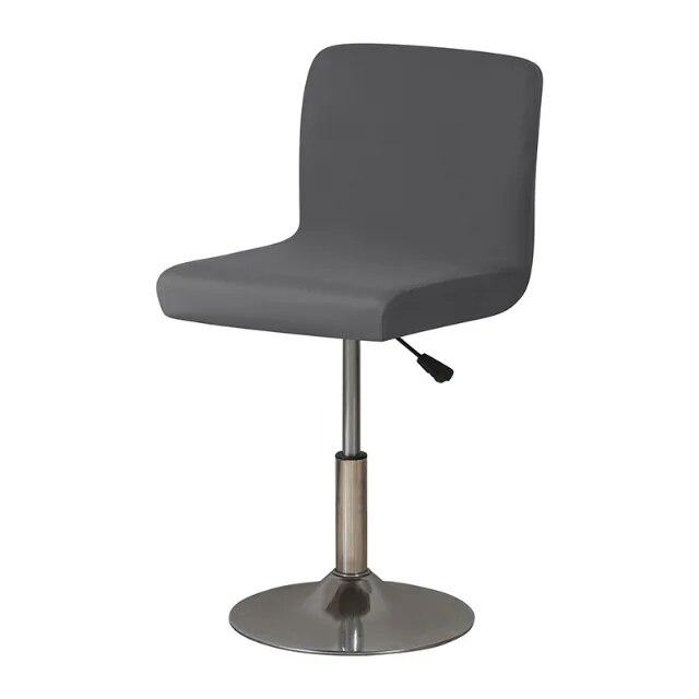 Elastischer, fester, kurzer Rückenbezug, Spandex-Barstuhlbezug, armloser Stuhlsitzbezug, Hotelbankett-Wohnzimmerstuhl-Schonbezüge