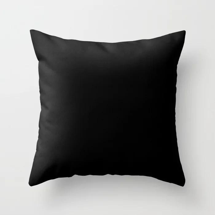 Modern Simple Solid Color Double-Sided Printed Pillow Cover Pillow Core Home Sofa Cushion Pillow Cover Premium