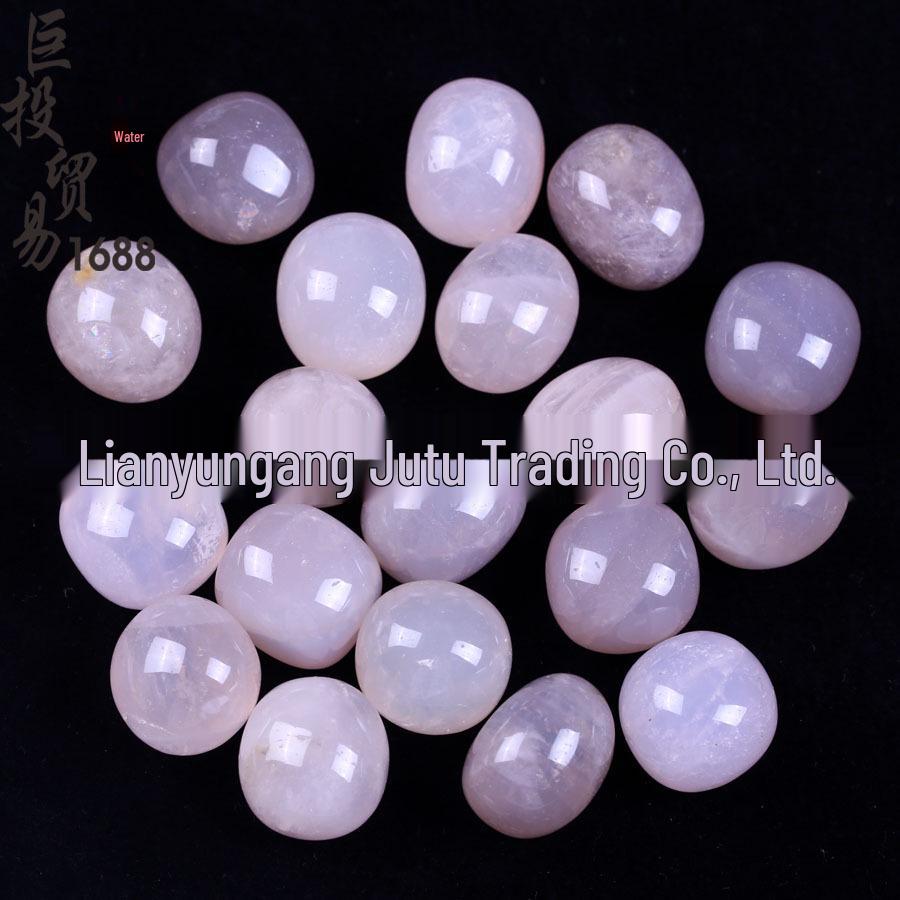 

Natural Blue Rose Quartz Tumbled Stones for Aroma Diffusers, Aquariums, Landscaping, and Children s Educational Mining