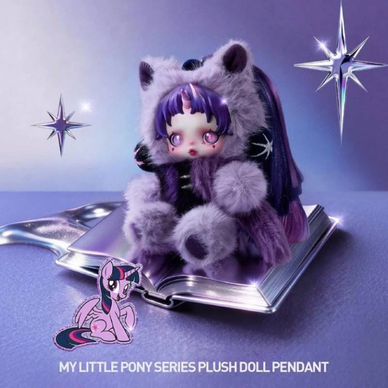 Skullpanda X My Little Pony Pluche Speelgoed Blind Box Met Zacht Pluche Materiaal Voor Kinderen En Verzamelaars