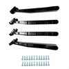 4 Pieces Undermount Kitchen Sink Brackets Repair Simple Assembly Accessories Heavy Duty Strong