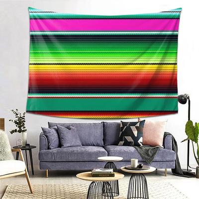 Mexican Indigenous Blanket Tapestry Decor Art Aesthetic Tapestries for Living Room Bedroom Home Wall Cloth Wall Hanging