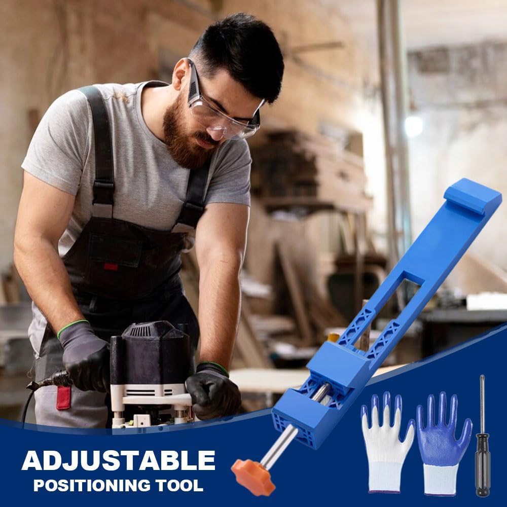 Adjustable Cutting Machine Base Guide,Innovative Clamp Circular Saw Guide New Electric Circular Saw Milling Positioning Clamp Precision Wood Cutting