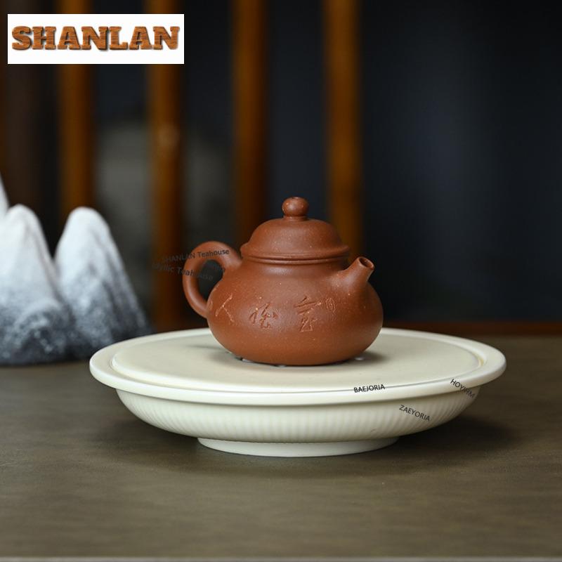 100ml Retro Yixing Purple Clay Teapots Handmade Big Belly Rongtian Pot Raw Ore Downhill Mud Kettle Zisha Tea Set Tableware Gifts