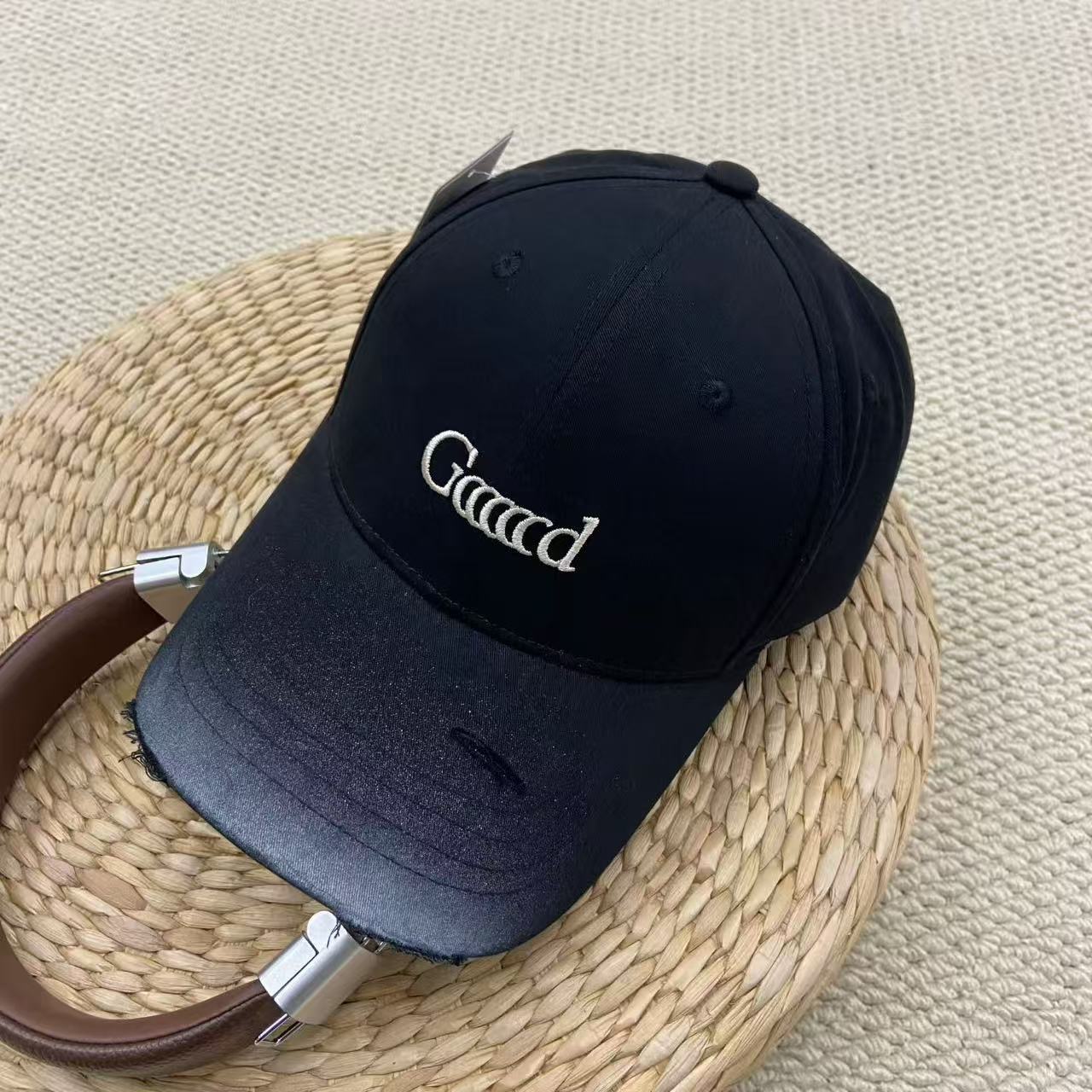 Embroidery Letter Cap Men S Japanese Soft Top Baseball Cap Children S Versatile Sun Cap тёмно-синий