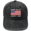 DON T LET THE OLD MAN IN Embroidered baseball cap retro dad hat European and American men's and women's casual