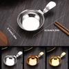 Multipurpose Stainless Steel Dip Dish Elegant Stainless Steel Seasoning Plate Appetizer Bowls For Cooking Enthusiasts