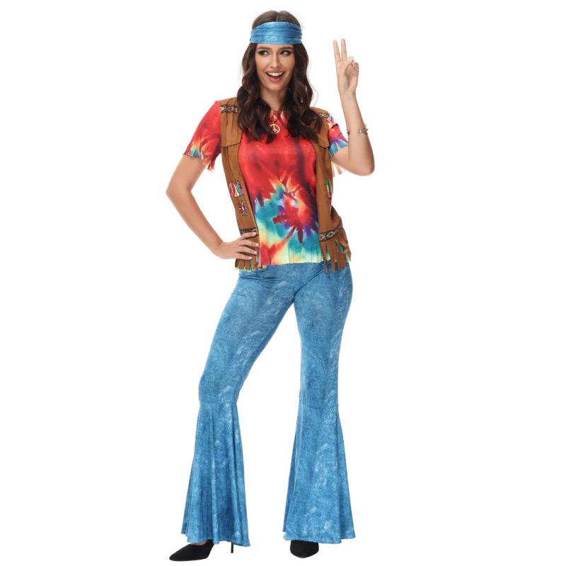 2025 Disco Halloween Party Costumes Dance Hip Hop Sets for Men & Women - Stage Performance Outfits