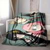 1Pc Fantasy Anime Characters Flannel Blanket, Soft And Comfortable, Casual Warm, Camping Travel, Christmas, Halloween Xmas Gift Y1749