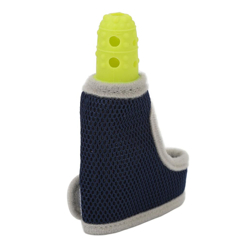 Silicone Stop Sucking Glove Soft Breathable Adjustable Wrap Sucking Thumb Protector Yellow