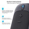Altavoz Inalámbrico Bluetooth Portátil para Llevar Puesto, con Clip para Cuello o Mochila, Micrófono Incorporado para Senderismo, Correr, Montar, Aventura, etc.