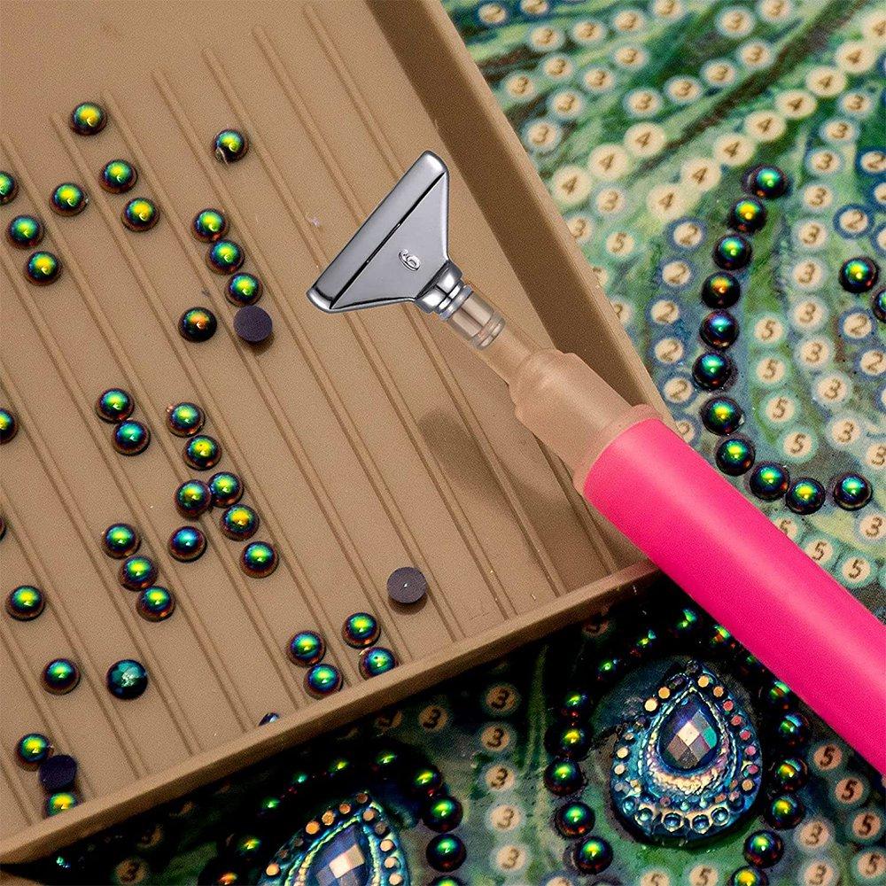 T02C!11 Pack Diamond Brush Metal Nibs DIY Diamond Painting Metal Pen Tips 5D Diamond Painting Replacement Pen Heads