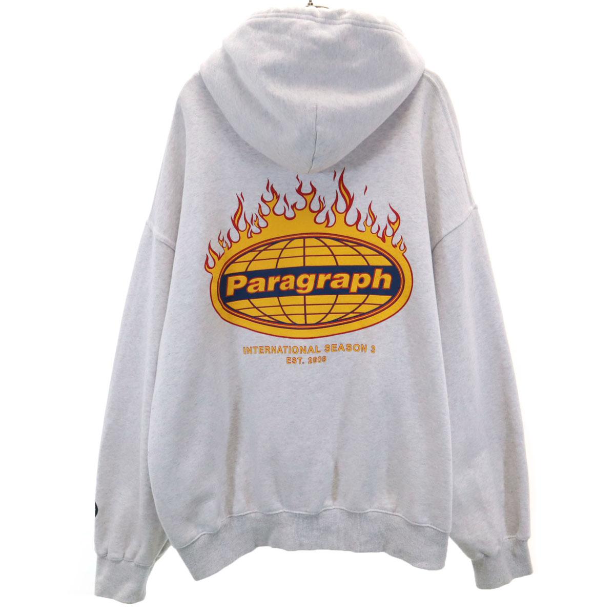 

PARAGRAPH Long sleeve Parker Gray PO8 fleece lining Men s Used