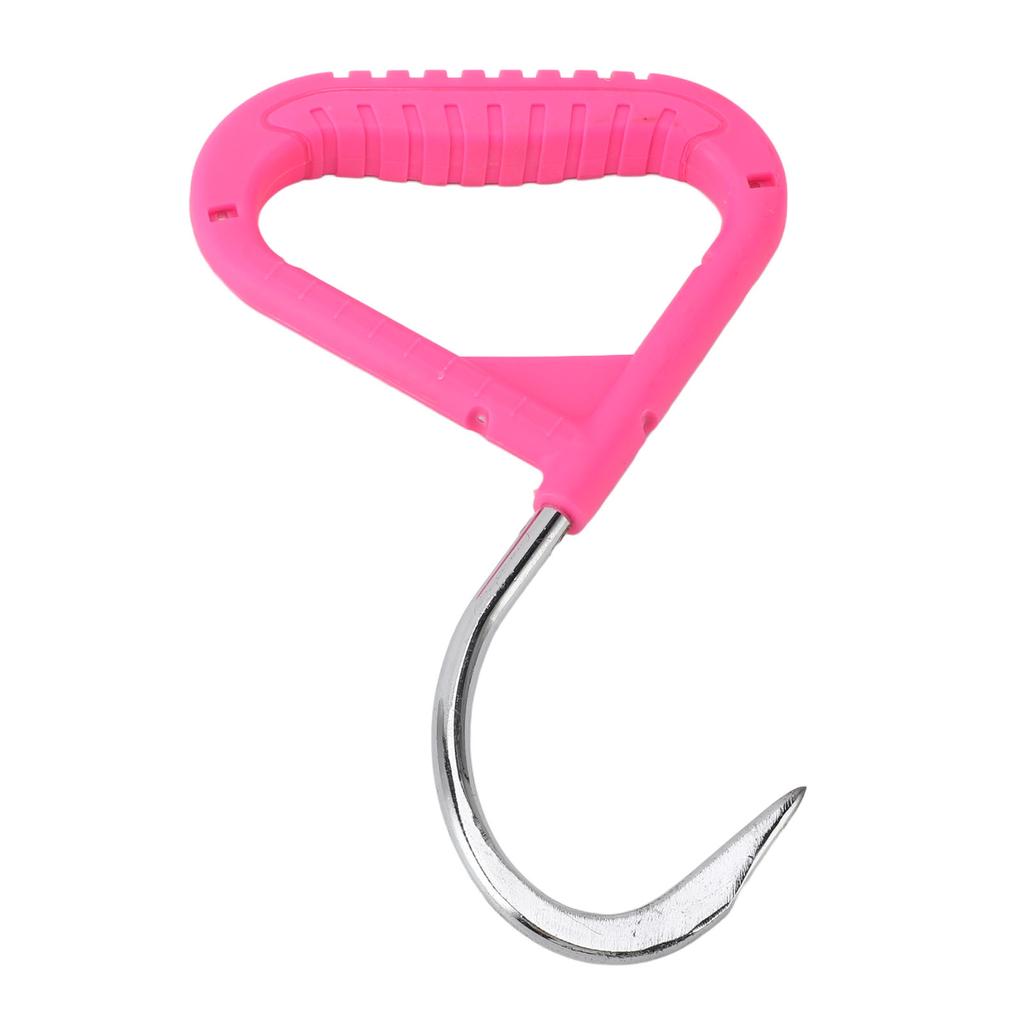 Pulp Hook Chrome Plated Steel Single Handed Comfortable Grip Log Lifting Hook for Woodworking