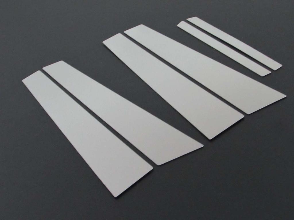BRIGHTZ Stainless Steel Pillar Panels for LS LS 600 1145 Ultra-Mirror (6-Piece Set) LS460, LS600, LS460L, LS600h, LS600hL, UVF45, UVF46, USF40, USF41,