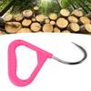 Steel Log Hook, Pulp Hook, Log Tongs with Replaceable Tip for Lifting Logs, Orange Steel LogCelsiusPulp Hook for Lifting