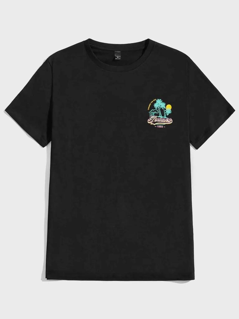 Summer Adventure Towards The Sun Jouiney 1998 T-Shirts Men Oversized Cotton Tee Clothing Summer O-Neck Tops Casual Loose T Shirt