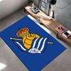 Soccer Emblem with Crown suitable as a non-slip mat for the living room or bedroom sofa
