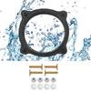 New Floor Flange Seal W/ Nuts, Washers & T-Bolts Set For RV Toilet Seals 385310063
