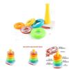 New Classic Baby Toy Set Ring Tower With Wobbly Function Stacking Fun Plastic/plastic 21.5*12.5*13.5