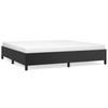 Bed Frame Black 200x200 Cm Faux Leather
